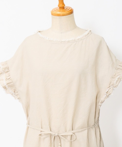 AS KNOW AS de base（アズノゥアズドゥバズ）の「手ほどきフリルプルオーバー（シャツ/ブラウス・レディース・グリーン系その他/ピンク系その他/ベージュ系その他・FREE）」の13枚目の写真