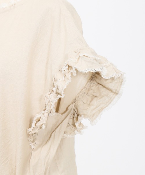 AS KNOW AS de base（アズノゥアズドゥバズ）の「手ほどきフリルプルオーバー（シャツ/ブラウス・レディース・グリーン系その他/ピンク系その他/ベージュ系その他・FREE）」の15枚目の写真