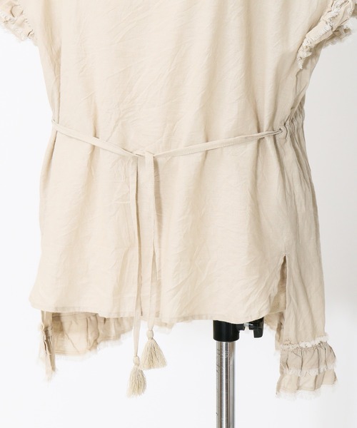 AS KNOW AS de base（アズノゥアズドゥバズ）の「手ほどきフリルプルオーバー（シャツ/ブラウス・レディース・グリーン系その他/ピンク系その他/ベージュ系その他・FREE）」の16枚目の写真