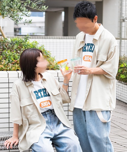 PairPair（ペアペア）の「BIGポケットルーズシャツ（ユニセックス）（シャツ/ブラウス・レディース・アッシュグレー/ブルー/アイボリー・MEDIUM/LARGE）」の17枚目の写真