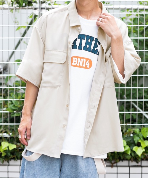 PairPair（ペアペア）の「BIGポケットルーズシャツ（ユニセックス）（シャツ/ブラウス・レディース・アッシュグレー/ブルー/アイボリー・MEDIUM/LARGE）」の19枚目の写真