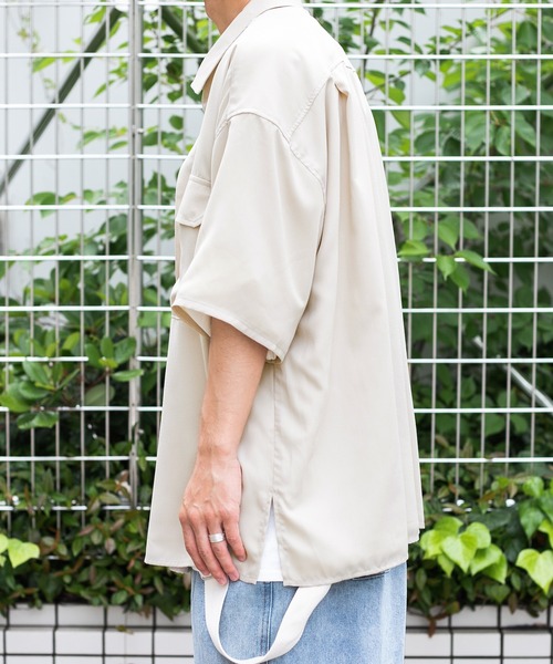 PairPair（ペアペア）の「BIGポケットルーズシャツ（ユニセックス）（シャツ/ブラウス・レディース・アッシュグレー/ブルー/アイボリー・MEDIUM/LARGE）」の20枚目の写真