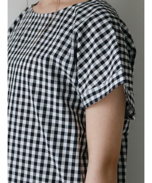 Te chichi（テチチ）の「袖口ターンバックブラウス（シャツ/ブラウス・レディース・ブラック/ネイビー/ブルー・ﾌﾘ-）」の16枚目の写真