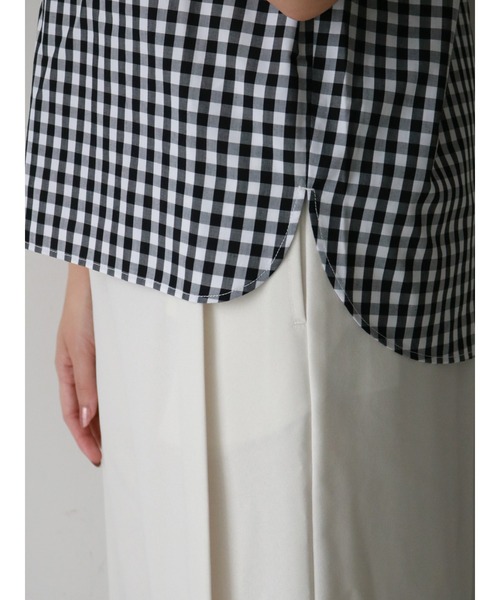 Te chichi（テチチ）の「袖口ターンバックブラウス（シャツ/ブラウス・レディース・ブラック/ネイビー/ブルー・ﾌﾘ-）」の15枚目の写真