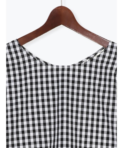 Te chichi（テチチ）の「袖口ターンバックブラウス（シャツ/ブラウス・レディース・ブラック/ネイビー/ブルー・ﾌﾘ-）」の12枚目の写真