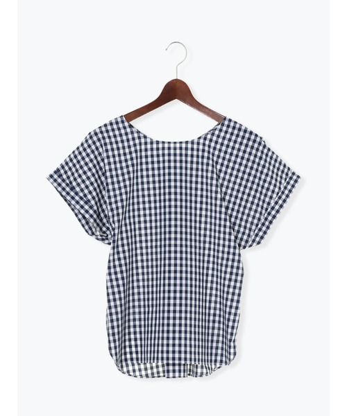 Te chichi（テチチ）の「袖口ターンバックブラウス（シャツ/ブラウス・レディース・ブラック/ネイビー/ブルー・ﾌﾘ-）」の20枚目の写真