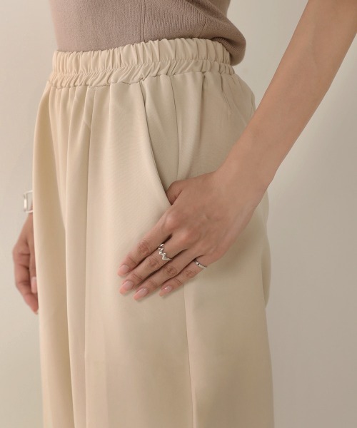 Bou Jeloud（ブージュルード）の「【WEB限定】フロントスリットパンツ（その他パンツ・レディース・ブラック/グリーン/アイボリー/イエロー/ダークグリーン・FREE）」の8枚目の写真