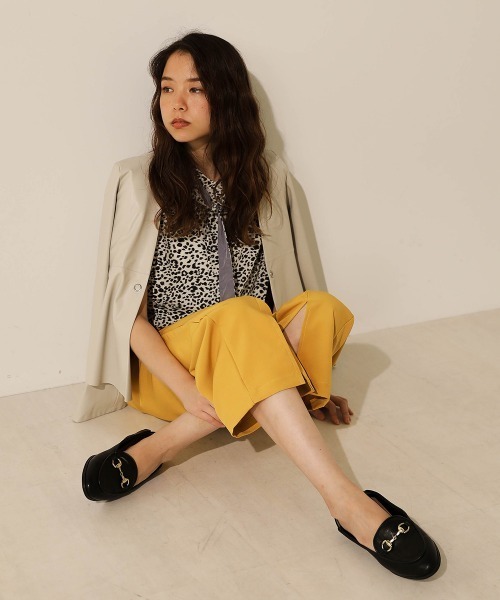 Bou Jeloud（ブージュルード）の「【WEB限定】フロントスリットパンツ（その他パンツ・レディース・ブラック/グリーン/アイボリー/イエロー/ダークグリーン・FREE）」の21枚目の写真