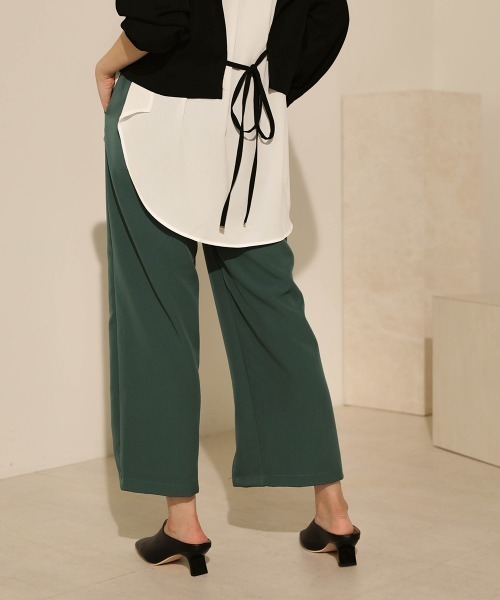Bou Jeloud（ブージュルード）の「【WEB限定】フロントスリットパンツ（その他パンツ・レディース・ブラック/グリーン/アイボリー/イエロー/ダークグリーン・FREE）」の16枚目の写真