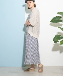 ワンピース ブルー ネイビー 青色系 チェック柄 ファッション通販 Zozotown