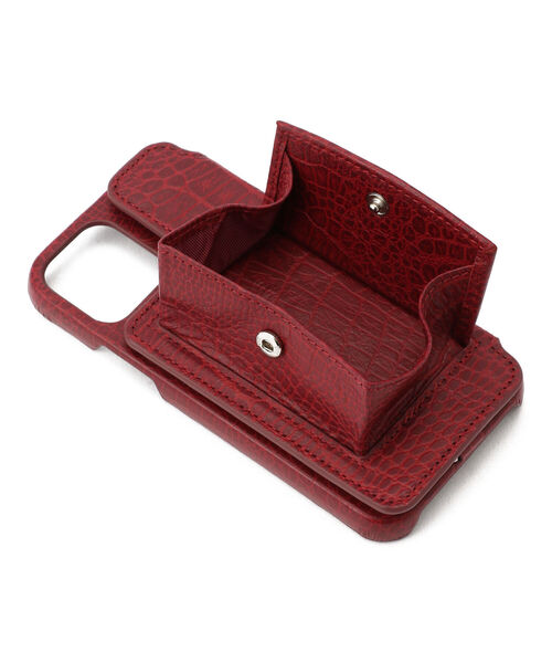 Demiurvo（デミウルーボ）の「iPhone 12,iPhone 12Pro【DEMIURVO】デミウルーボ/POCHE/クロコ型押し背面手帳型スマホケース ストラップ付（スマホケース/カバー・レディース・ブラック/ベージュ/グレー/ワイン・FREE）」の19枚目の写真