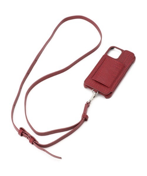 Demiurvo（デミウルーボ）の「iPhone 12,iPhone 12Pro【DEMIURVO】デミウルーボ/POCHE/クロコ型押し背面手帳型スマホケース ストラップ付（スマホケース/カバー・レディース・ブラック/ベージュ/グレー/ワイン・FREE）」の11枚目の写真