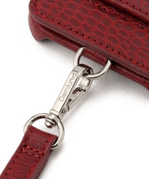 Demiurvo（デミウルーボ）の「iPhone 12,iPhone 12Pro【DEMIURVO】デミウルーボ/POCHE/クロコ型押し背面手帳型スマホケース ストラップ付（スマホケース/カバー・レディース・ブラック/ベージュ/グレー/ワイン・FREE）」の17枚目の写真