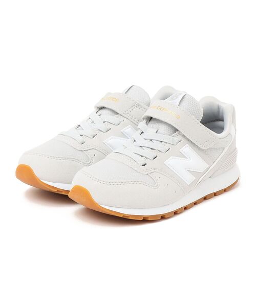 SHIPS any（シップス エニィ）の「NEW BALANCE: YV996 CPS スニーカー（スニーカー・キッズ・グレー/レッド・22/20/18/17/19/21）」の2枚目の写真