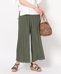THE SHOP TK  | 【WEB限定カラーあり】プリーツカットパンツ(その他パンツ)