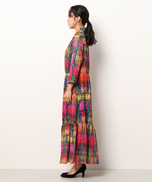 Desigual(デシグアル)の「ミディシャツワンピース(ワンピース・レディース・マルチ・2L/S/M/L)」の2枚目の写真