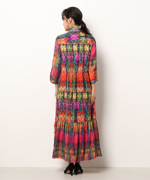 Desigual(デシグアル)の「ミディシャツワンピース(ワンピース・レディース・マルチ・2L/S/M/L)」の3枚目の写真