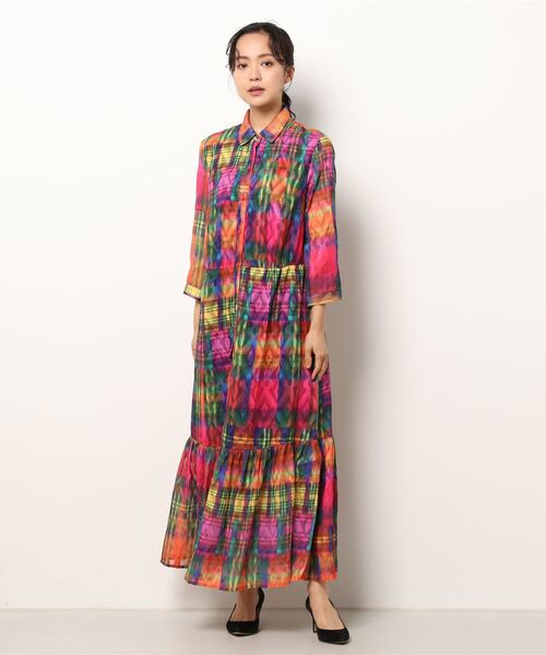 Desigual(デシグアル)の「ミディシャツワンピース(ワンピース・レディース・マルチ・2L/S/M/L)」の4枚目の写真