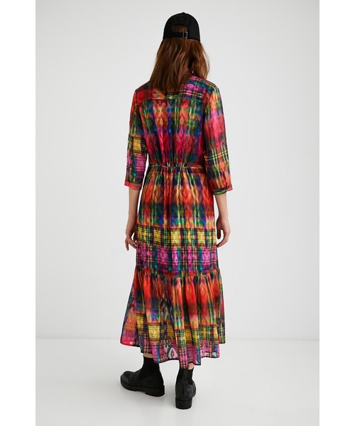 Desigual(デシグアル)の「ミディシャツワンピース(ワンピース・レディース・マルチ・2L/S/M/L)」の10枚目の写真