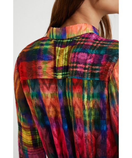 Desigual(デシグアル)の「ミディシャツワンピース(ワンピース・レディース・マルチ・2L/S/M/L)」の7枚目の写真