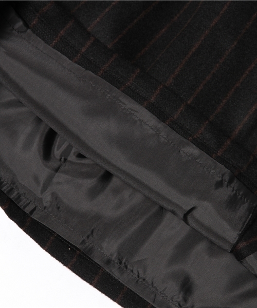 CIAOPANIC（チャオパニック）の「【Ciaopanic】ストライプウエストギャザーSK（スカート・レディース・ブラック/ネイビー/グレー/マスタード・FREE）」の10枚目の写真