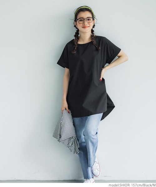 バックタック半袖ブラウス（シャツ/ブラウス）｜coca（coca）（コカ