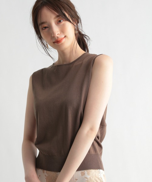 Andemiu(アンデミュウ)の「バックツイストデザインニット958495(ニット/セーター・レディース・ブラック/ピンク/ブラウン・FREE)」の13枚目の写真