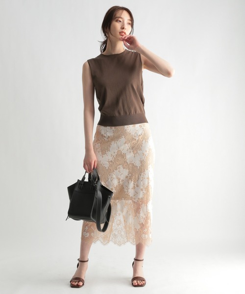 Andemiu(アンデミュウ)の「バックツイストデザインニット958495(ニット/セーター・レディース・ブラック/ピンク/ブラウン・FREE)」の4枚目の写真