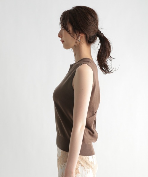 Andemiu(アンデミュウ)の「バックツイストデザインニット958495(ニット/セーター・レディース・ブラック/ピンク/ブラウン・FREE)」の19枚目の写真