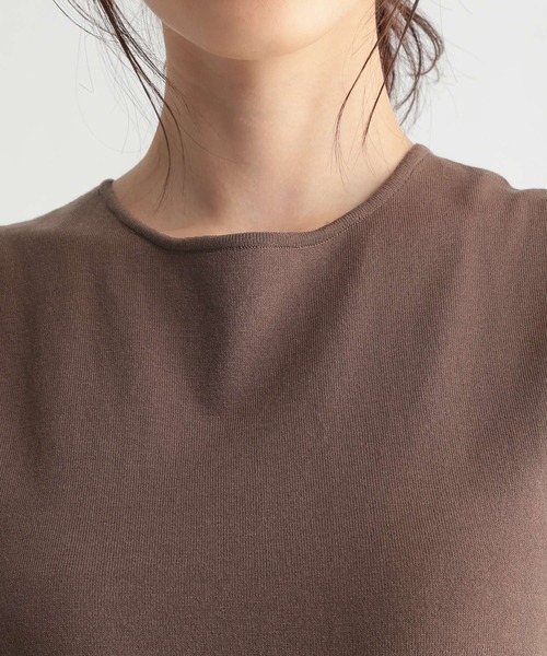 Andemiu(アンデミュウ)の「バックツイストデザインニット958495(ニット/セーター・レディース・ブラック/ピンク/ブラウン・FREE)」の17枚目の写真