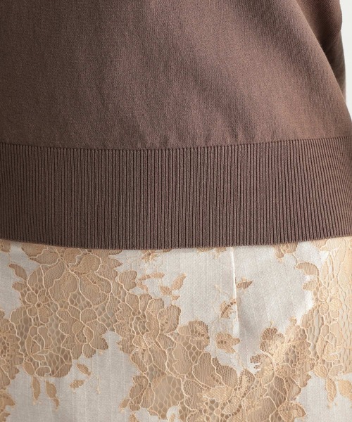 Andemiu(アンデミュウ)の「バックツイストデザインニット958495(ニット/セーター・レディース・ブラック/ピンク/ブラウン・FREE)」の9枚目の写真