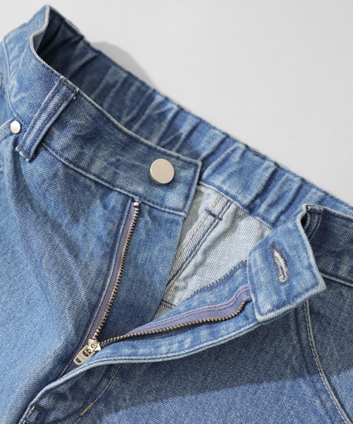 city（シティ）の「13oz デニムフレアパンツ/13OZ DENIM FLARED（デニムパンツ・メンズ・インディゴブルー/サックスブルー・2/1/3）」の5枚目の写真