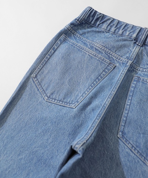 city（シティ）の「13oz デニムフレアパンツ/13OZ DENIM FLARED（デニムパンツ・メンズ・インディゴブルー/サックスブルー・2/1/3）」の9枚目の写真