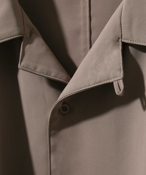 NILWAY（ニルウェイ）の「ケアフリートロミドルマンオーバーサイズオープンカラーシャツ（シャツ/ブラウス・メンズ・チャコールグレー/ライトグレー/ブラック/パープル/オフホワイト/ブルー/グリーン/ネイビー・MEDIUM/LARGE）」の21枚目の写真