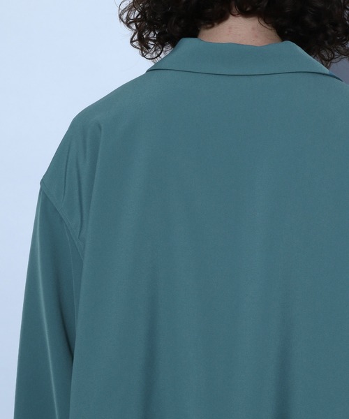 HARE（ハレ）の「ヨークラペルシャツ(HARE)（シャツ/ブラウス・メンズ・ブラック/ブラウン/グリーン・SMALL/MEDIUM）」の15枚目の写真