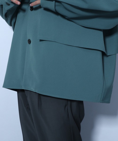 HARE（ハレ）の「ヨークラペルシャツ(HARE)（シャツ/ブラウス・メンズ・ブラック/ブラウン/グリーン・SMALL/MEDIUM）」の18枚目の写真