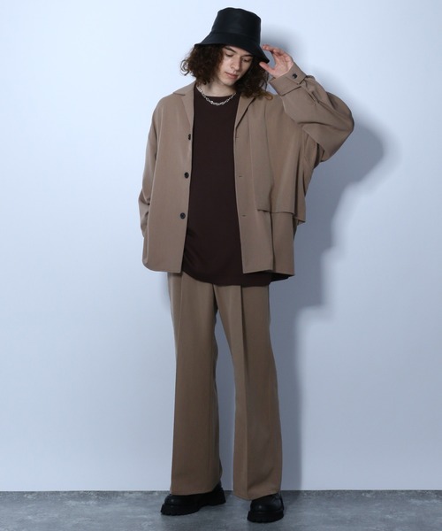 HARE（ハレ）の「ヨークラペルシャツ(HARE)（シャツ/ブラウス・メンズ・ブラック/ブラウン/グリーン・SMALL/MEDIUM）」の22枚目の写真