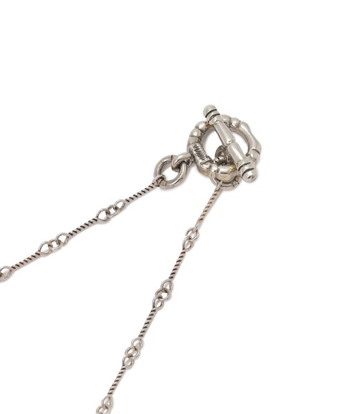 schott(ショット)の「【完全受注生産】△meian/メイアン/STERLING SILVER BAMBOO TWIST CHAIN NECKLACE/バンブー チャーチ ツイスト ネックレス man038t(ネックレス・メンズ・シルバー・FREE)」の3枚目の写真