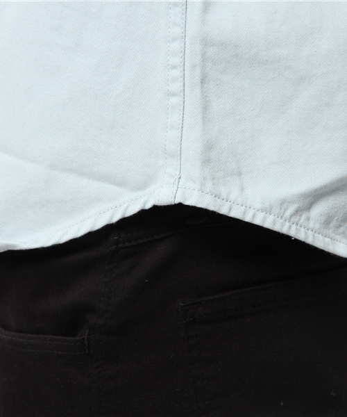 WEGO（ウィゴー）の「WEGO/カラーウエスタンシャツ（シャツ/ブラウス・メンズ・グレー/サックスブルー/ライトピンク・MEDIUM/LARGE）」の6枚目の写真