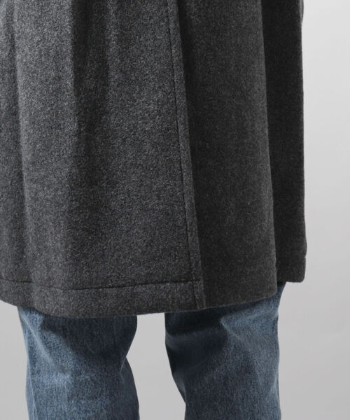 DANTON ウール チェスターコート グレー グレー ウール チェスターコート