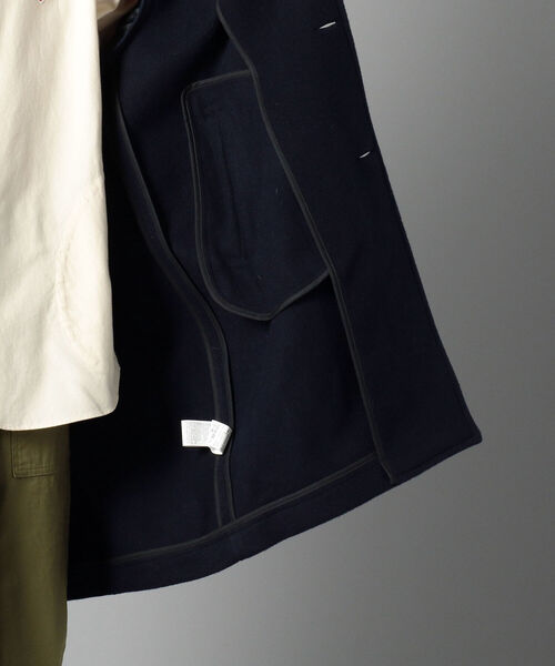 DANTON(ダントン)の「【WEB限定】【DANTON/ダントン】ウールライトパイル チェスターコート#DT-A0033(チェスターコート・メンズ・ネイビー/チャコールグレー・40/38/42/44)」の7枚目の写真