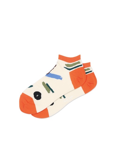 Paul Smith COLLECTION（ポールスミスコレクション）の「ブラシストローク アンクルソックス / 214724 AN（ソックス/靴下・メンズ・ベージュ系その他/グリーン系その他/パープル系その他・25-27）」の9枚目の写真