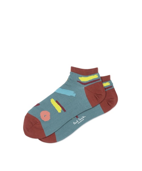 Paul Smith COLLECTION（ポールスミスコレクション）の「ブラシストローク アンクルソックス / 214724 AN（ソックス/靴下・メンズ・ベージュ系その他/グリーン系その他/パープル系その他・25-27）」の7枚目の写真
