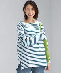 green label relaxing | ウラキモウ バスク ボーダー プルオーバー カットソー(Tシャツ/カットソー)