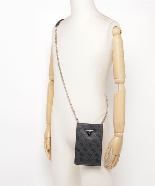 Guess（ゲス）の「CORDELIA Logo Chit Chat（ショルダーバッグ・レディース・ブラウン/ダークグレー・ONE SIZE）」の15枚目の写真