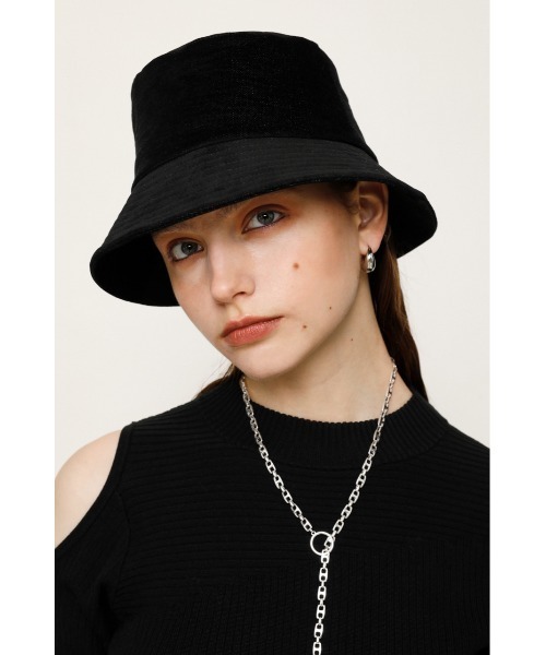 SLY（スライ）の「FINE COLE BUCKET HAT/バケットハット（ハット・レディース・ホワイト系その他2/ブラウン系その他2/ブラック・FREE）」の13枚目の写真