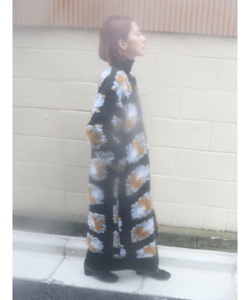 merry jenny（メリージェニー）の「fluffy pattern coat（その他アウター・レディース・ブラック/ベージュ/その他1・FREE）」の19枚目の写真