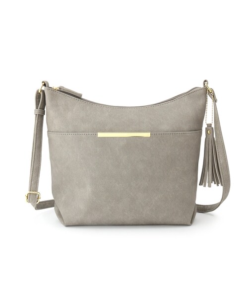 SHOO・LA・RUE(シューラルー)の「◆Wフェイスショルダー(ショルダーバッグ・レディース・ピンク/ダークブラウン/ライトグリーン/グレー/ネイビー/キャメル・00)」の2枚目の写真