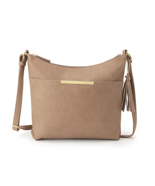 SHOO・LA・RUE(シューラルー)の「◆Wフェイスショルダー(ショルダーバッグ・レディース・ピンク/ダークブラウン/ライトグリーン/グレー/ネイビー/キャメル・00)」の7枚目の写真