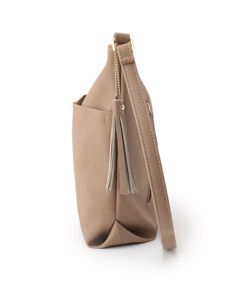 SHOO・LA・RUE(シューラルー)の「◆Wフェイスショルダー(ショルダーバッグ・レディース・ピンク/ダークブラウン/ライトグリーン/グレー/ネイビー/キャメル・00)」の8枚目の写真